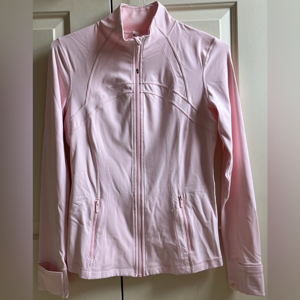 LN!!🍒LULULEMON sz 10 DEFINE Jacket STRAWBERRY MILKSHAKE Pink Full-Length *NULU